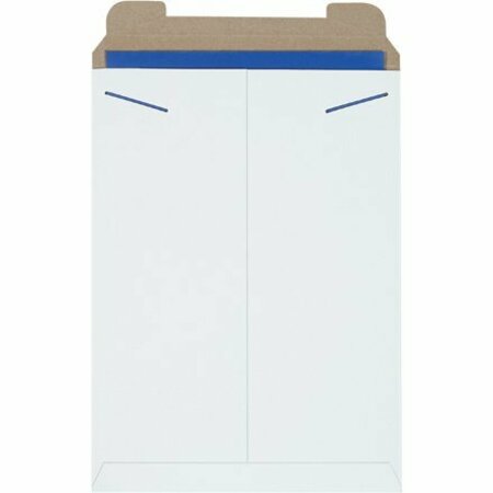 13 X 18'' White Stayflats Mailers, 100PK